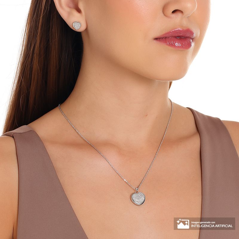 104933265-Set-de-aretes-y-collar-con-enchape-en-oro-blanco-de-18k-para-mujer