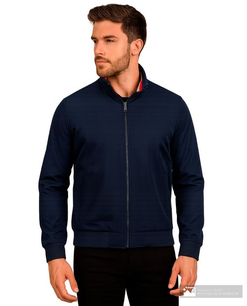 Chaqueta Carven azul navy sólida para hombre