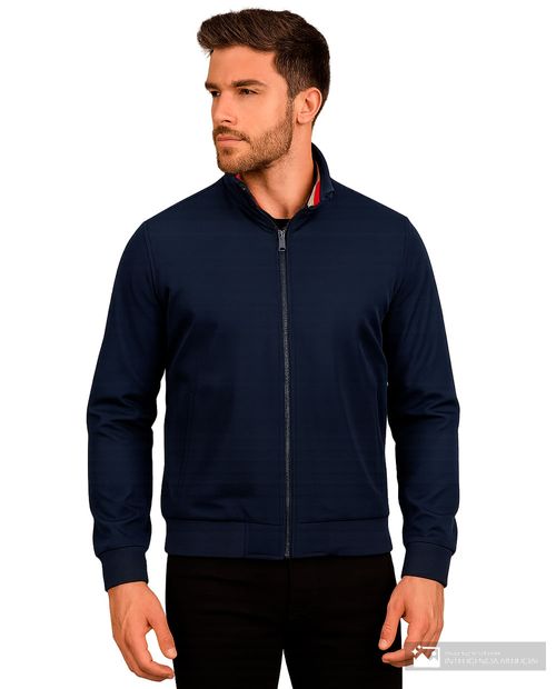 Chaqueta Carven azul navy sólida para hombre