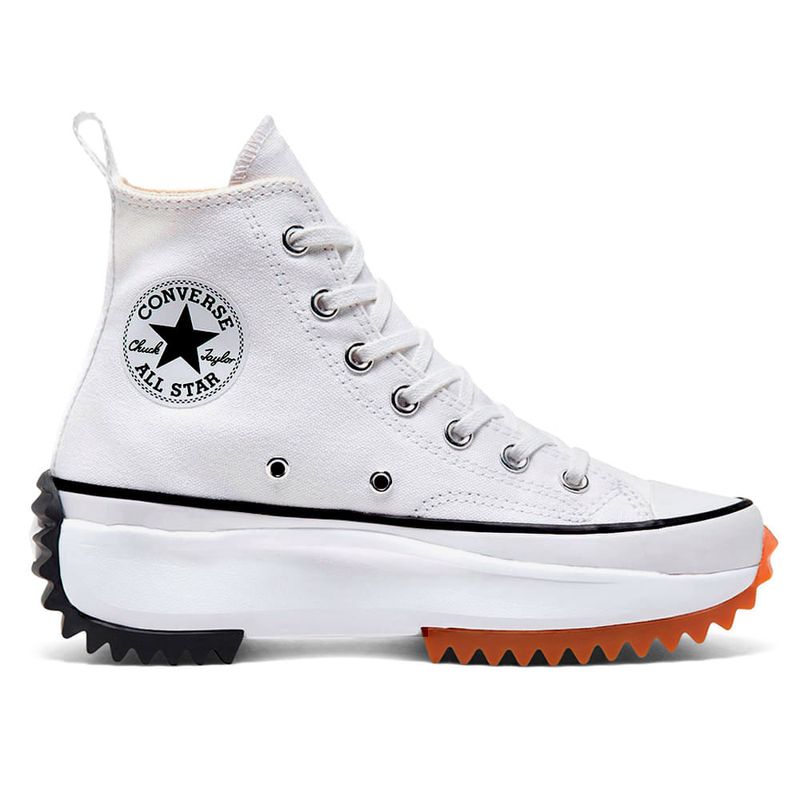 Zapato deportivo casual Converse run star hike color blanco para