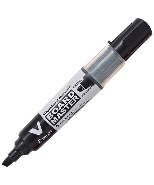 Marcador Pilot para pizarra y vidrio vboard negro