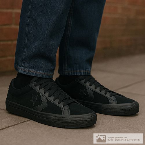 Zapato deportivo casual Converse negro para hombre