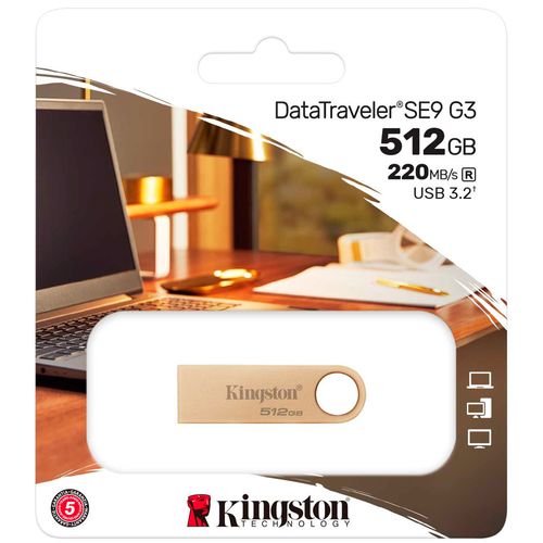Memoria USB 3.2 Gen 1 data traveler SE9 G3 512GB
