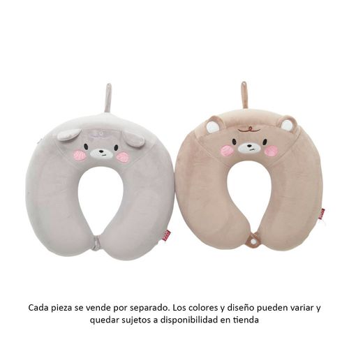 Cojín surtido infantil de viaje con diseño animal 30x30 cm