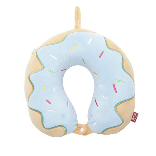 Cojín infantil de viaje con diseño dona 30x30 cm