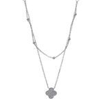104865564-Collar-doble-con-dije-de-trebol-de-plata--2mm-16--para-mujer
