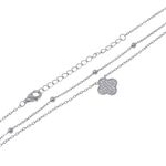 104865564-Collar-doble-con-dije-de-trebol-de-plata--2mm-16--para-mujer