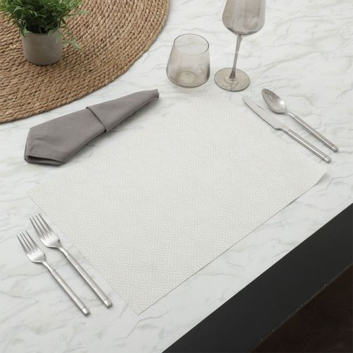 Mantel individual rectangular de plástico 30x45 cm