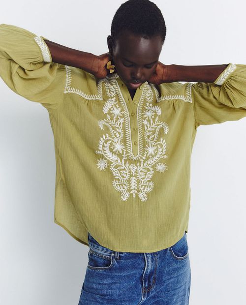 Blusa Sfera casual manga larga para mujer