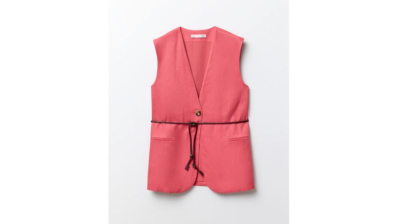 Chaleco Sfera rosado para mujer