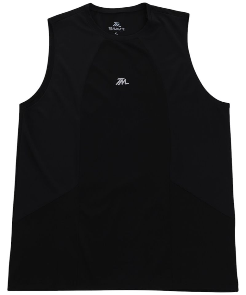 104929703-Camiseta-deportiva-Teammate-negra-con-textura-para-hombre