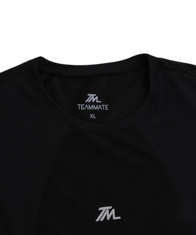 104929703-Camiseta-deportiva-Teammate-negra-con-textura-para-hombre