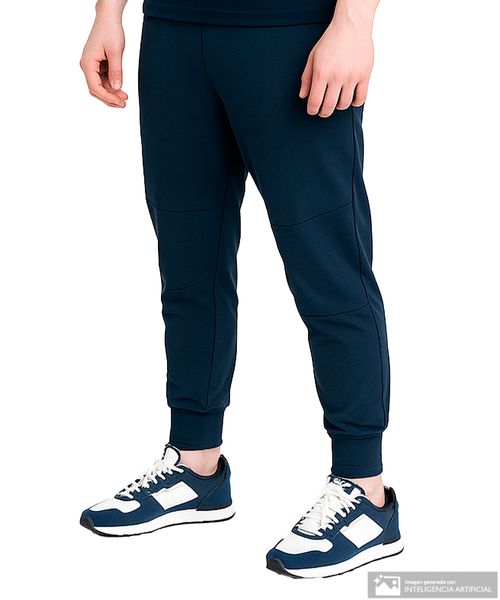 Jogger deportivo Everlast azul sólido para hombre