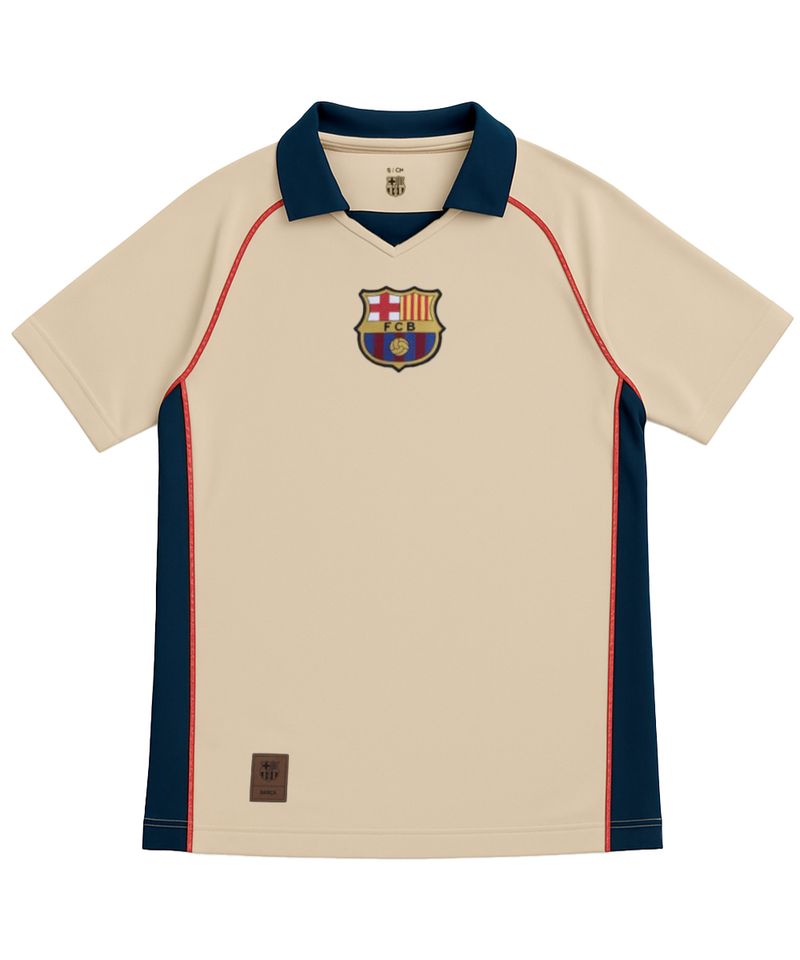104941569-Camiseta-deportiva-FC-Barcelona-beige-color-blocking-para-hombre