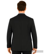 104848261-Blazer-slim-fit-Carven-negro-solido-para-hombre