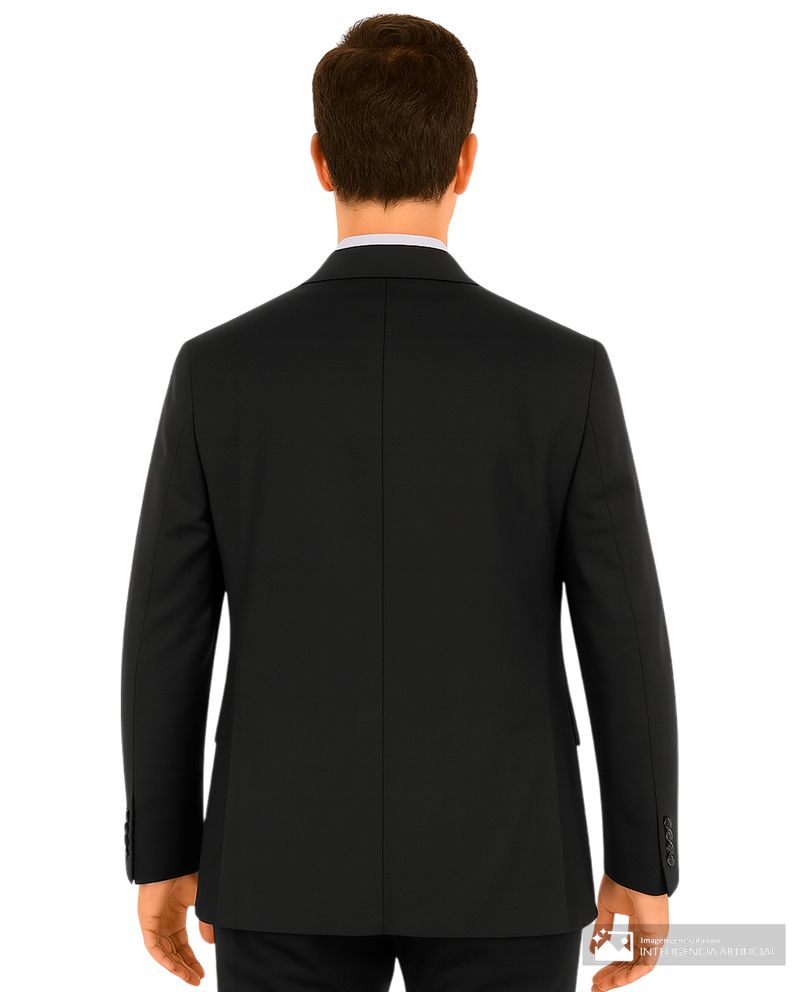 104848261-Blazer-slim-fit-Carven-negro-solido-para-hombre