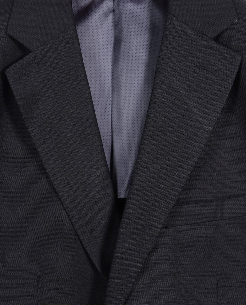 104848261-Blazer-slim-fit-Carven-negro-solido-para-hombre