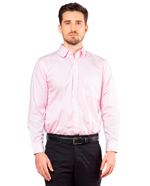 104196239-Camisa-slim-fit-Carven-rosada-solida-para-hombre