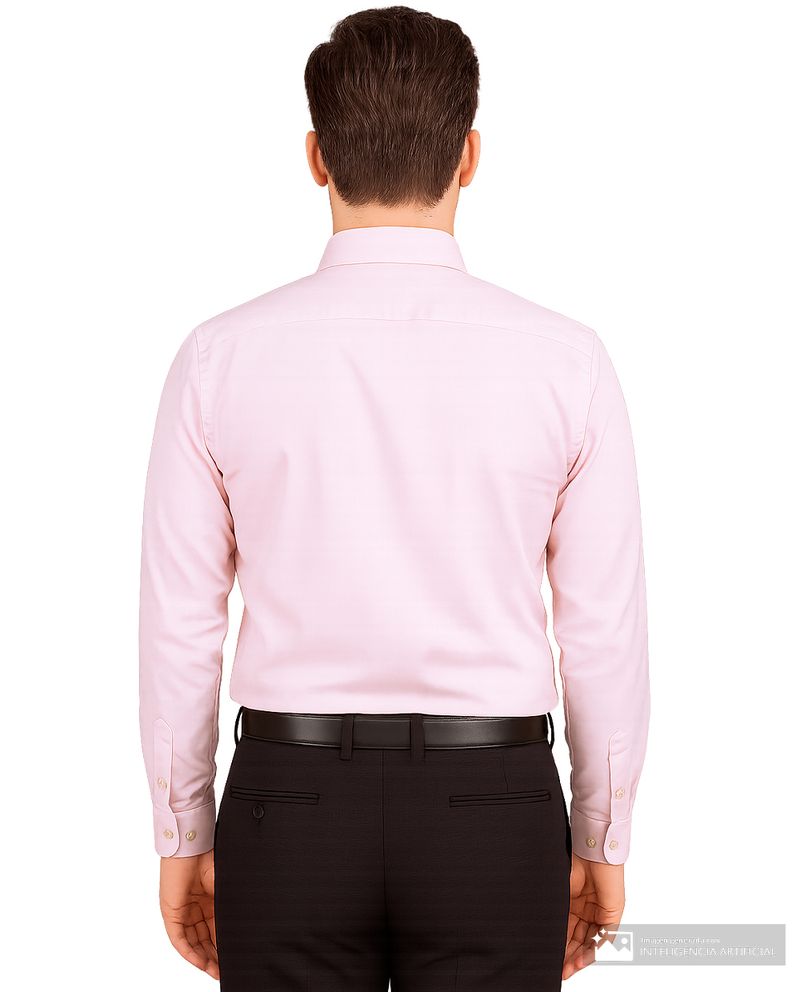 104196239-Camisa-slim-fit-Carven-rosada-solida-para-hombre