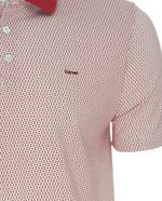 104912416-Camisa-polo-Carven-roja-estampado-geometrico-para-hombre