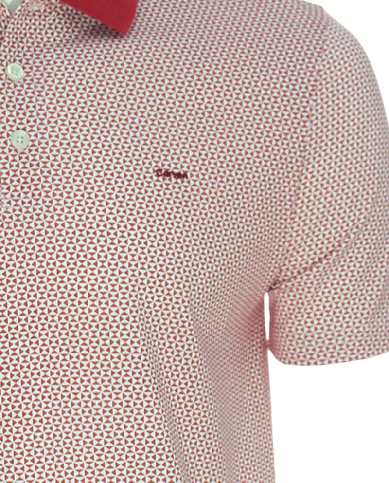 104912416-Camisa-polo-Carven-roja-estampado-geometrico-para-hombre