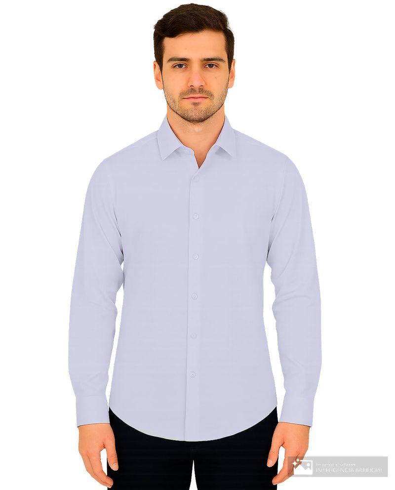 104935325-Camisa-formal-Unexpected-tailored-fit-blanca-texturizada-para-hombre