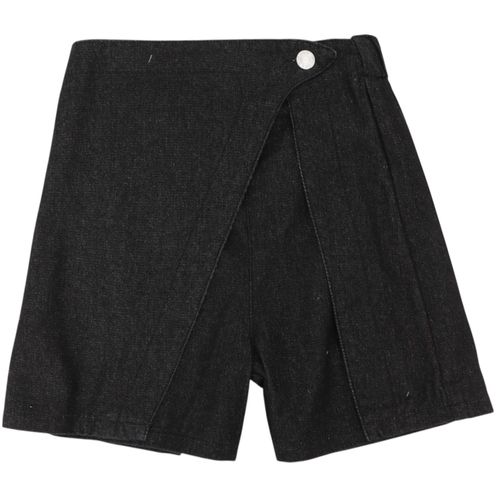 Short negro sólido para niña
