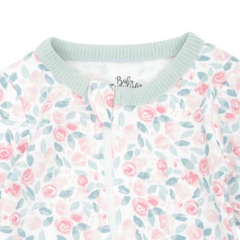 104955304-Set-de-2-pijamas-bicolor-con-estampado-floral-para-bebe--niña