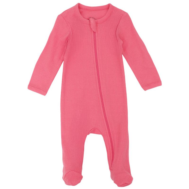 104955310-Set-de-2-pijamas-bicolor-con-estampado-floral-para-bebe--niña
