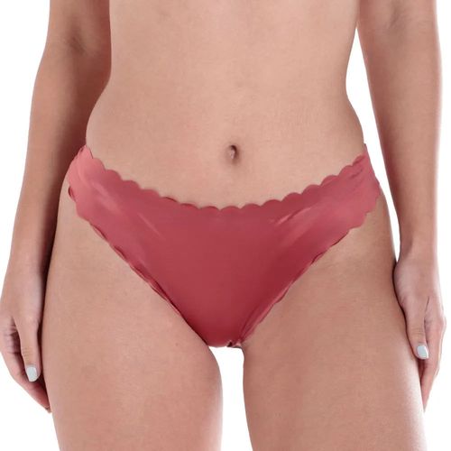 Tanga Accente roja de cintura media para mujer