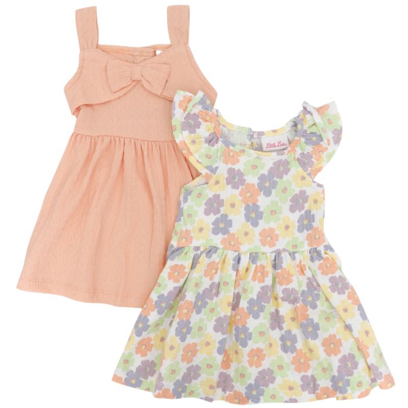 104820846-Set-de-2-vestidos-bicolor-con-estampado-floral-para-niña