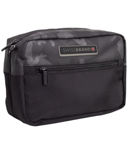 Neceser Swissbrand boxter negro estampado