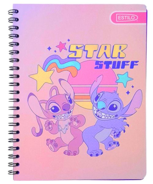 Cuaderno rayado Stitch espiral surtido