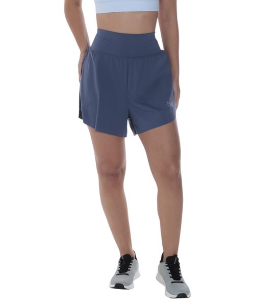 Short deportivo Everlast navy sólido para mujer