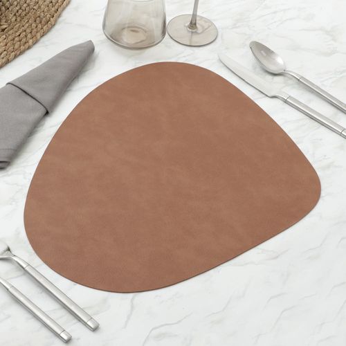 Mantel individual irregular de poliuretano para mesa 34x43 cm