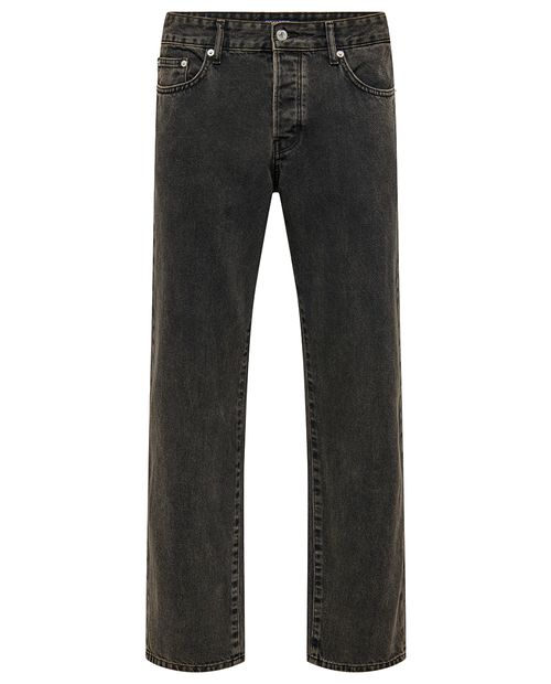 Jeans Only & Sons straight fit negro denim para hombre
