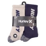 104843389-Pack-de-6-pares-de-calcetines-crew-Hurley-multicolores-para-hombre