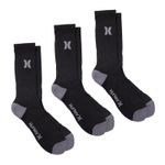 104843391-Pack-de-6-pares-de-calcetines-crew-Hurley-negros-para-hombre