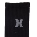 104843391-Pack-de-6-pares-de-calcetines-crew-Hurley-negros-para-hombre
