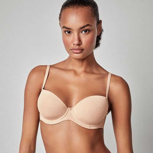 Brasier Gisela con aros color nude para mujer