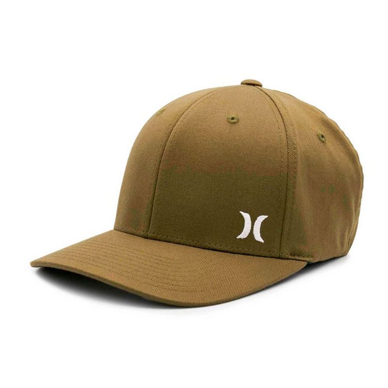 Gorra Hurley Micro Icon Flex café bordada para hombre - Siman Nicaragua