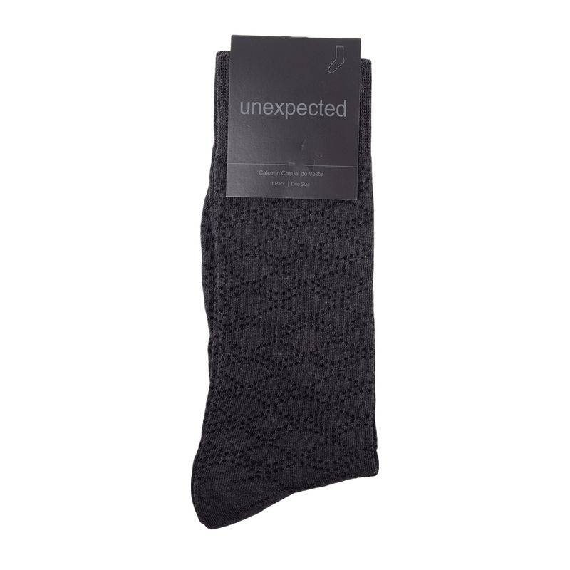 104853988-Par-de-calcetines-crew-Unexpected-gris-oscuro-con-rombos-para-hombre