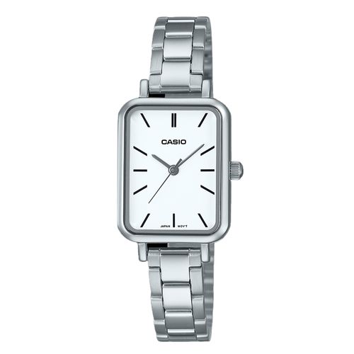Reloj Casio análogo de acero inoxidable para mujer