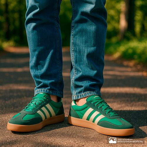 Zapato Adidas FTW Barreda deportivo casual verde para hombre