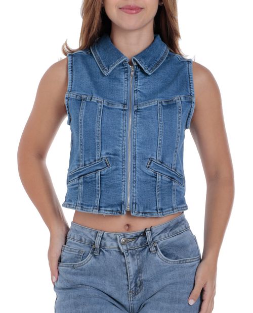 Chaleco Most Wanted denim para mujer