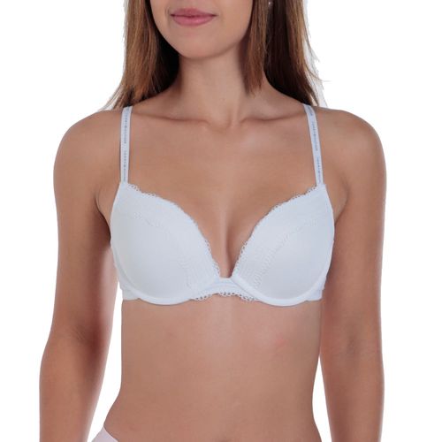 Brassier Tommy Hilfiger con aros blanco para mujer