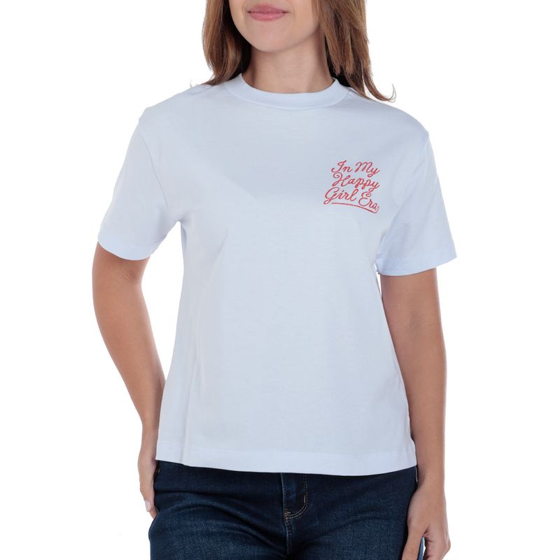 Camiseta Orange estampada manga corta para mujer - Main Image