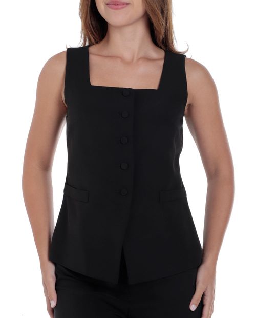 Chaleco Unexpected negro para mujer