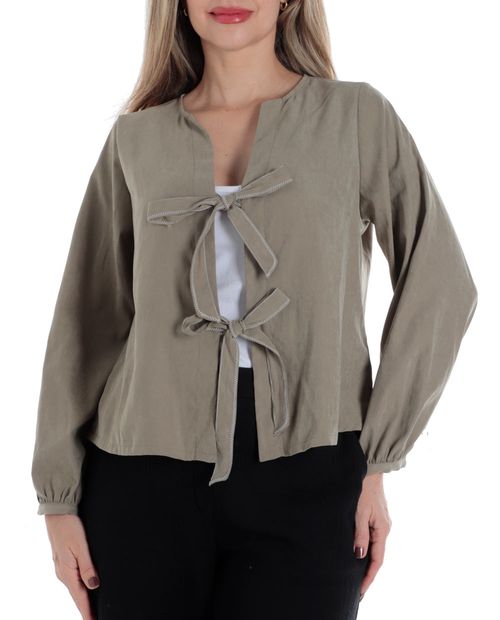 Chaqueta Sabrina verde para mujer