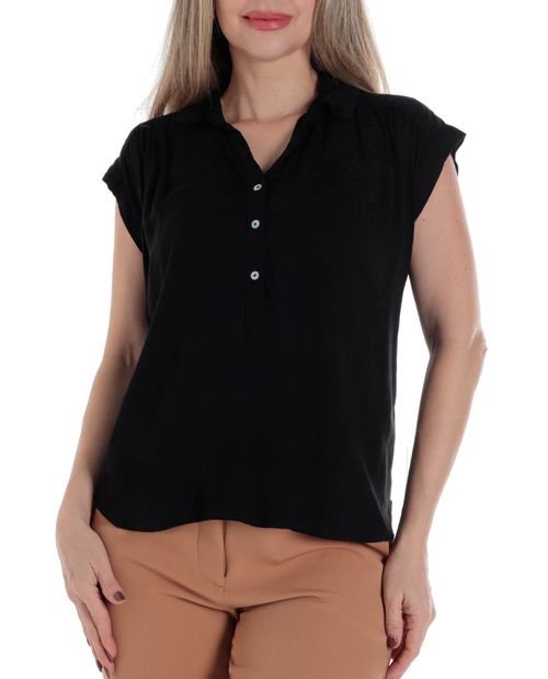 Blusa Marcella casual manga corta para mujer